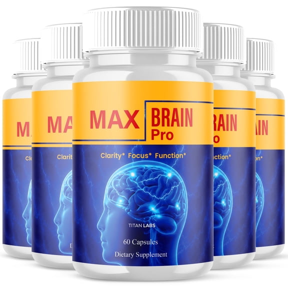 Max Brain Pro Advanced Brain Support Formula Supplement MaxBrain Pro 300 Capsules