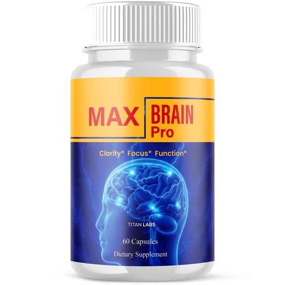 Max Brain Pro Advanced Brain Support Formula Supplement MaxBrain Pro 60 Capsules