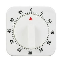 Max Choice Mechanical Visual Countdown Loud Bell White Timer