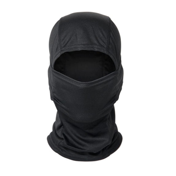 Max Choice Unisex UV Protection Full Face Covering Balaclava, Black