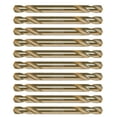 thumbnail image 1 of Max-Craft HSS Cobalt Drill Bit Set Double End Short Length Drill Steel Metal 10Pcs 1/8 inch, 1 of 12