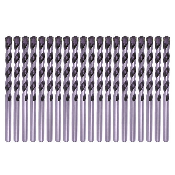 Max-Craft Masonry Drill Bit 5/32" Carbide Tip Black/White Drill Concrete Stone Mason brick-20Pcs