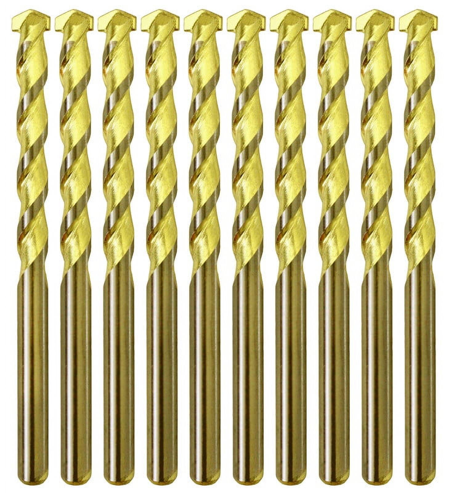 Max-Craft Masonry Drill Bit 7/16" Carbide Tip Drill Concrete Stone Mason brick-10Pcs
