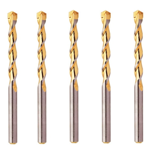 Max-Craft Masonry Drill Bit Set Golden Flute Drill Rock Concrete 5Pcs 1/2 inch