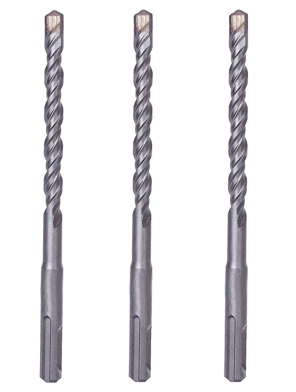 Max-Craft SDS-Plus Rotary Hammer Drill Bit Set Drill Concrete Stone 3Pcs 3/8"x6"