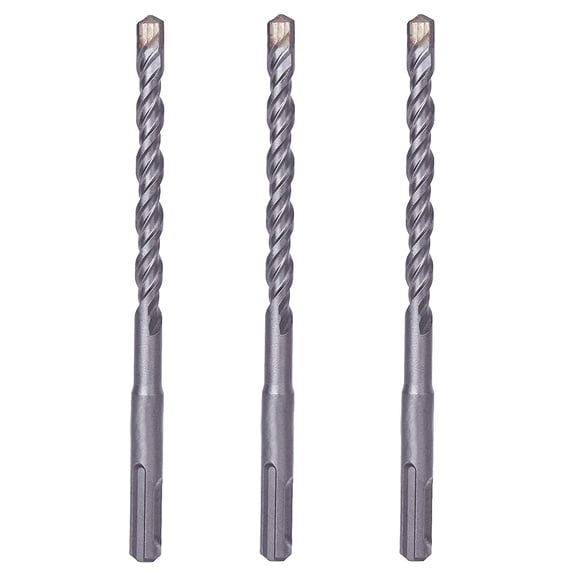 Max-Craft SDS-Plus Rotary Hammer Drill Bit Set Drill Concrete Stone 3Pcs 3/8"x6"