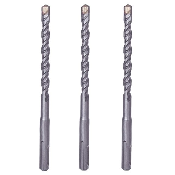 Max-Craft SDS-Plus Rotary Hammer Drill Bit Set Drill Concrete Stone 3Pcs 3/8"x8"