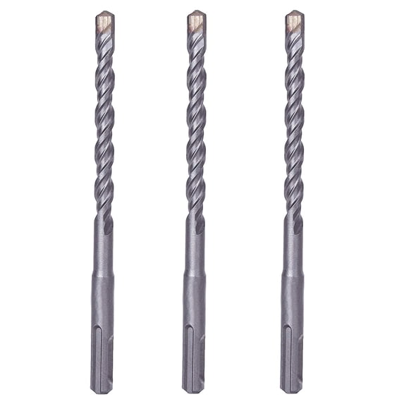 Max-Craft SDS-Plus Rotary Hammer Drill Bit Set Drill Concrete Stone 3Pcs 3/8"x8"