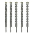thumbnail image 1 of Max-Craft SDS-Plus Rotary Hammer Drill Bit Set Drill Concrete Stone 5Pcs 3/4" x 10", 1 of 9