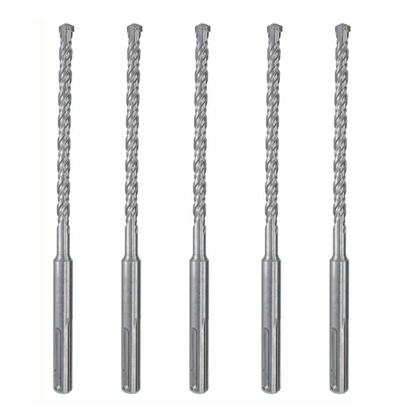 Max-Craft SDS-Plus Rotary Hammer Drill Bit Set Drill Concrete Stone 5Pcs 5/32"x6"