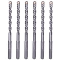 thumbnail image 1 of Max-Craft SDS-Plus Rotary Hammer Drill Bit Set Drill Concrete Stone 6Pcs 3/8" x 8", 1 of 9
