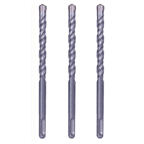 Max-Craft SDS-Plus Rotary Hammer Drill Bit Set Drill Concrete Stone3Pcs 1/2" X 8"
