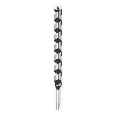 Max-Craft Wood Auger Bit Woodworking Hole Cutter Screw Point Hex Shank 1" x 9"