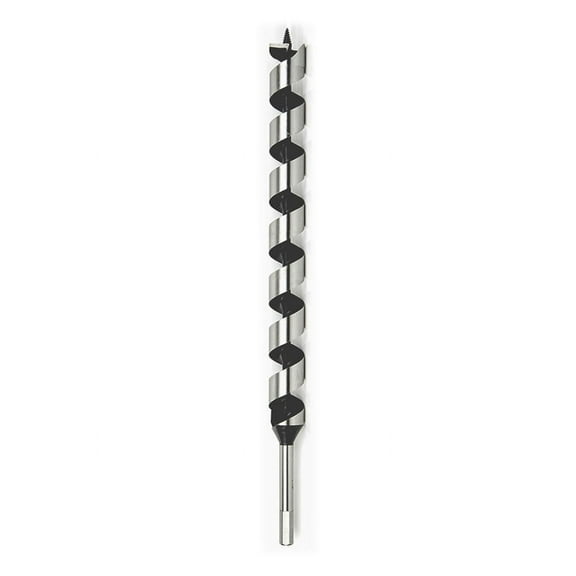 Max-Craft Wood Auger Bit Woodworking Hole Cutter Screw Point Hex Shank 1" x 9"