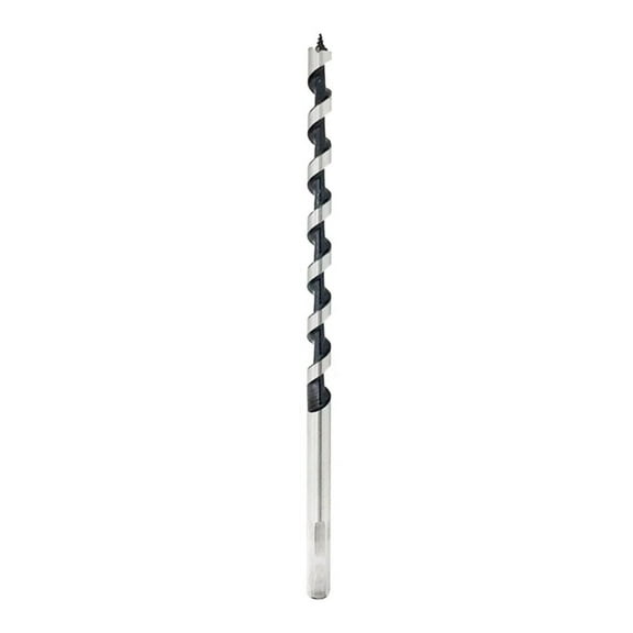 Max-Craft Wood Auger Bit Woodworking Hole Cutter Screw Point Hex Shank 3/8" x 9"