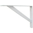 thumbnail image 1 of Max-Duty Shelf Bracket, 10-3/4", White by Stone Harbor Hardware, 1 of 1