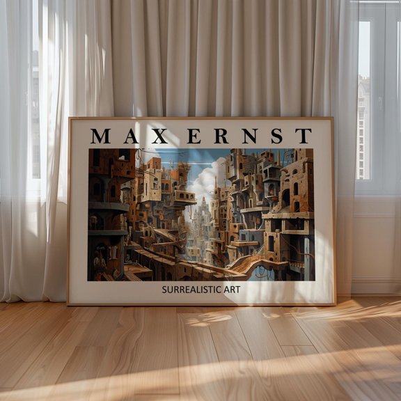 Max Ernst Poster Surrealist Art As Max Ernst Print True Toiginal Surrealist Art Surrealism Ernst Print High Quality