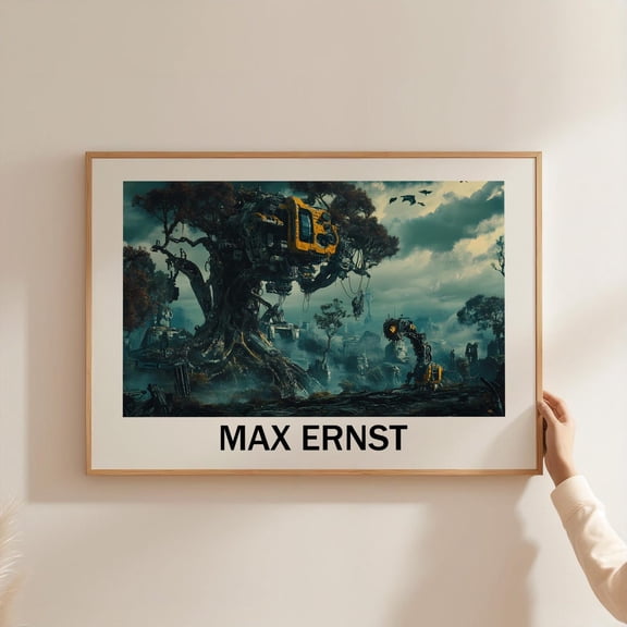 Max Ernst Poster - Surrealist Art As Max Ernst Print, True To Original Surrealist Art, Surrealism, Ernst Print, High Quality Wall Art, Modern Wall Decor, 12x18 UNFRAMED
