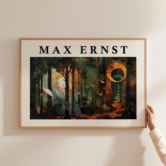 Max Ernst Poster - Surrealist Art As Max Ernst Print, True To Original Surrealist Art, Surrealism, Ernst Print, High Quality Wall Art, Modern Wall Decor, 12x18 UNFRAMED