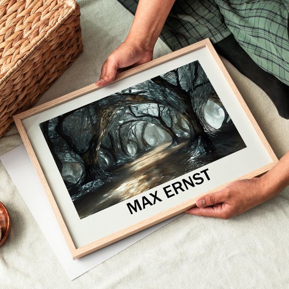 Max Ernst Poster - Surrealist Art As Max Ernst Print, True To Original Surrealist Art, Surrealism, Ernst Print, High Quality Wall Art, Modern Wall Decor, 24x36 UNFRAMED