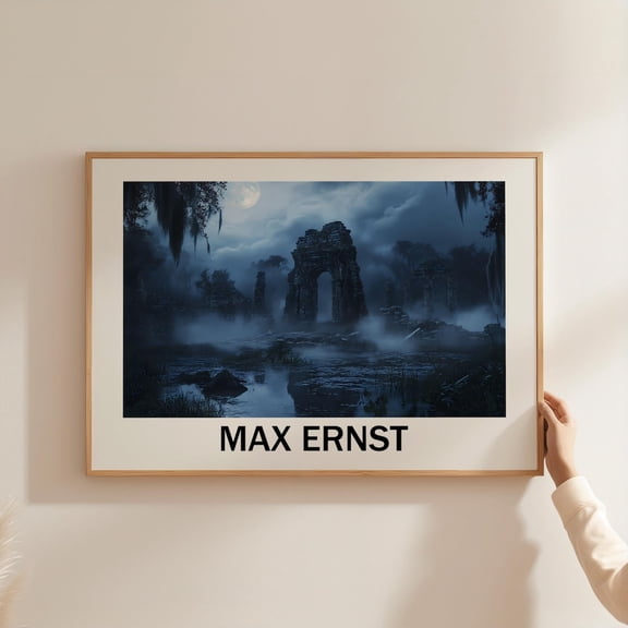 Max Ernst Poster - Surrealist Art As Max Ernst Print, True To Original Surrealist Art, Surrealism, Ernst Print, High Quality Wall Art, Modern Wall Decor, 8x12 UNFRAMED