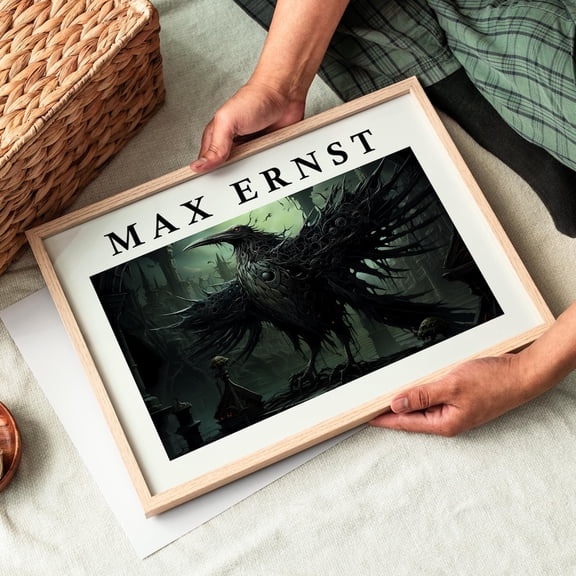 Max Ernst Poster - Surrealist Art As Max Ernst Print, True To Original Surrealist Art, Surrealism, Ernst Print, High Quality Wall Art, Modern Wall Decor, 8x12 UNFRAMED