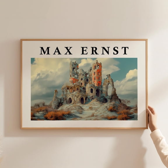 Max Ernst Poster - Surrealist Art As Max Ernst Print, True To Original Surrealist Art, Surrealism, Ernst Print, High Quality Wall Art, Modern Wall Decor, 8x12 UNFRAMED