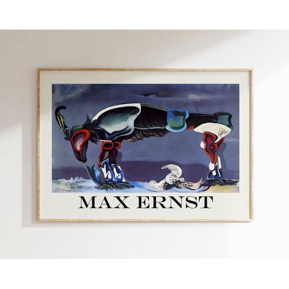 Max Ernst Poster - Surrealist Art As Max Ernst Print, True To Original Surrealist Art, Surrealism, Ernst Print, Wallart Wall Art, Modern Wall Decor, 8x12 UNFRAMED