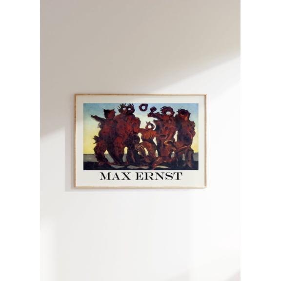 Max Ernst Poster Surrealist Art as Max Ernst Print True toiginal Surrealist Art Surrealism Ernst Print Wallart