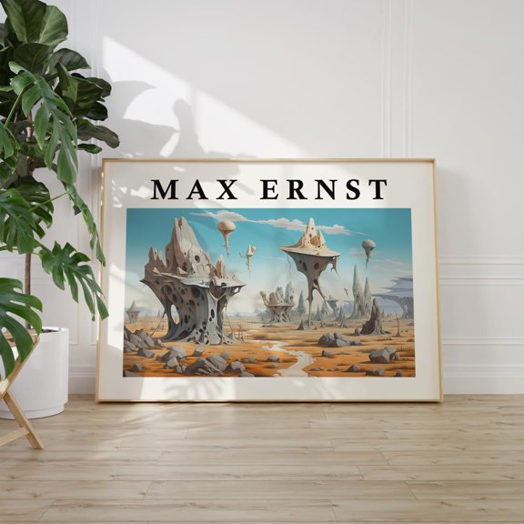 Max Ernst Poster Surrealist art as Max Ernst print True toiginal surrealist art Surrealism Ernst Print High quality
