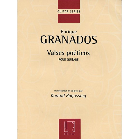 Max Eschig Valses Poeticos (Classical Guitar) Editions Durand Series Softcover