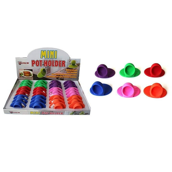 Max Force 01-1324 Silicone Mini Pot Holder Multipacks in assorted colors by Diamond Visions 2