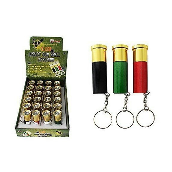 Max Force 08-1164 5 LED Shotgun Shell Keychain - asstd colors by Diamond Visions