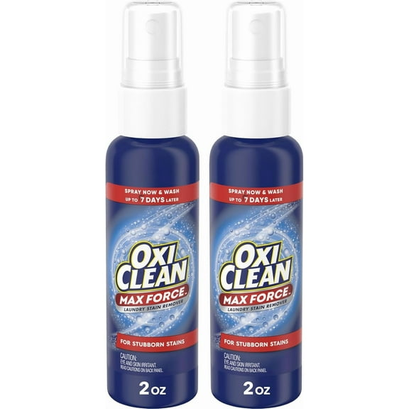Max Force Laundry Stain Remover Spray, 2 fl oz, 2PK