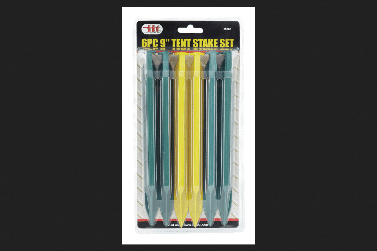 Tent Stake 6pc 9"
