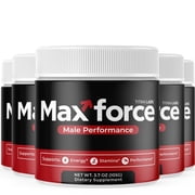 Max Force Powder Advanced Formula Supplement to Support Active Lifestyle MaxForce 150 Servings 5 Pack
