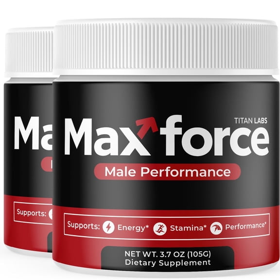 Max Force Powder Advanced Formula Supplement to Support Active Lifestyle MaxForce 60 Servings