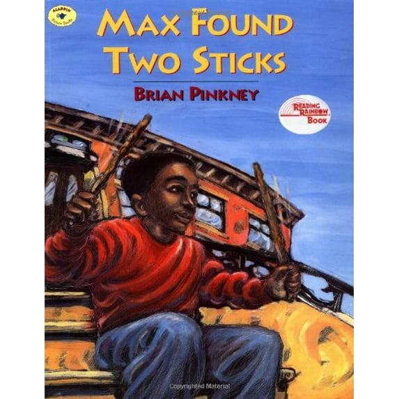 Pre-Owned Max Found Two Sticks Reading Rainbow Book Paperback Brian Pinkney