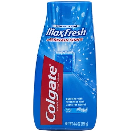 Max Fresh Liquid Toothpaste, Cool Mint, 4.6 oz (Pack of 24)