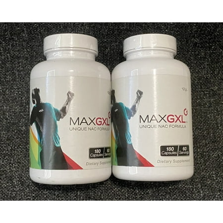 Max GXL, NAC Formula, Personal Pack, 360 Vegetable Capsules, 120 Servings (2 Bottles)