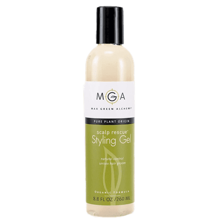 Max Green Alchemy Scalp Rescue Color Protection Hair Styling Gel, 8.8 Fl Oz Bottle