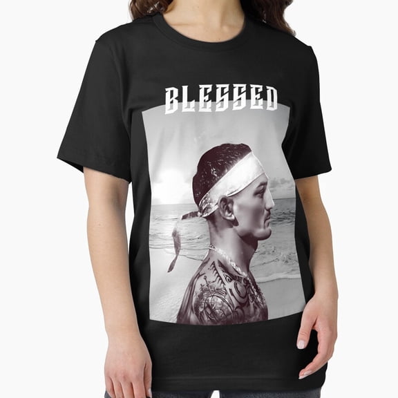 Max Holloway Blessed Retro MMA Fighter Tribute Graphic Unisex T-Shirt, up to size 5XL