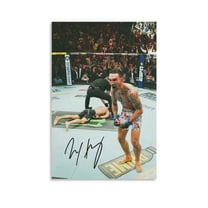 Max Holloway Poster Mixed Martial Signature Wall Art Canvas Print Home Decoration Painting 1 Canvas Art Poster and Wall Art Picture Print Modern Family bedroom Decor Posters 08x12inch(20x30cm)