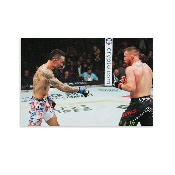 Max Holloway Poster Mixed Martial Signature Wall Art Canvas Print Home Decoration Painting