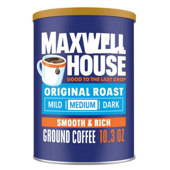Max House Original Medium Roast Ground Coffee, 10.3 oz
