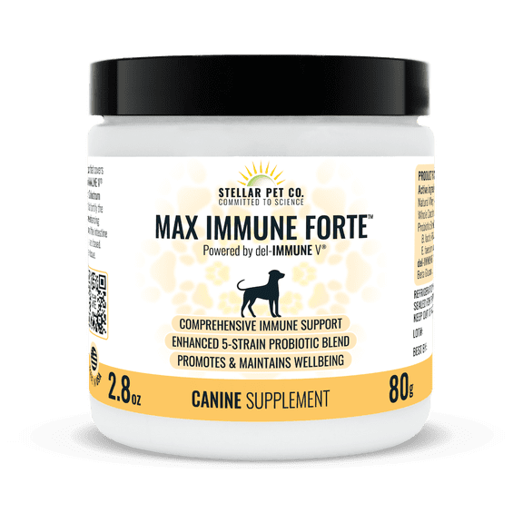Max Immune Forte for Dogs (Powered by del-Immune V) - Provides Comprehensive Immune Support | Improves Digestion | Promotes and Maintains Dog's Well-Being
