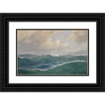 thumbnail image 1 of Max Jensen 18x13 Black Ornate Wood Framed Double Matted Museum Art Print Titled - On the High Seas, 1 of 5
