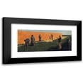 thumbnail image 1 of Max Klinger 24x12 Black Modern Framed Museum Art Print Titled - The Walker (1878), 1 of 1