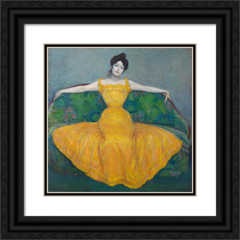 絵画/【Lady GG】 Max Kurzweil 12x12 Black Modern Framed Museum Art Print Titled
