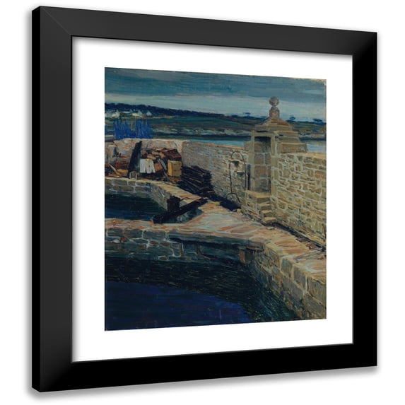 Max Kurzweil 12x14 Black Modern Framed Museum Art Print Titled - The Middle (Concaraneau) (1904)